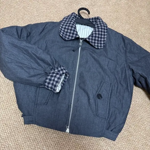 3103新款韩版撞色拼接格子宽松