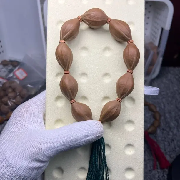 橄榄核素串1.8四面佛/正四花 橄榄核原皮无雕刻