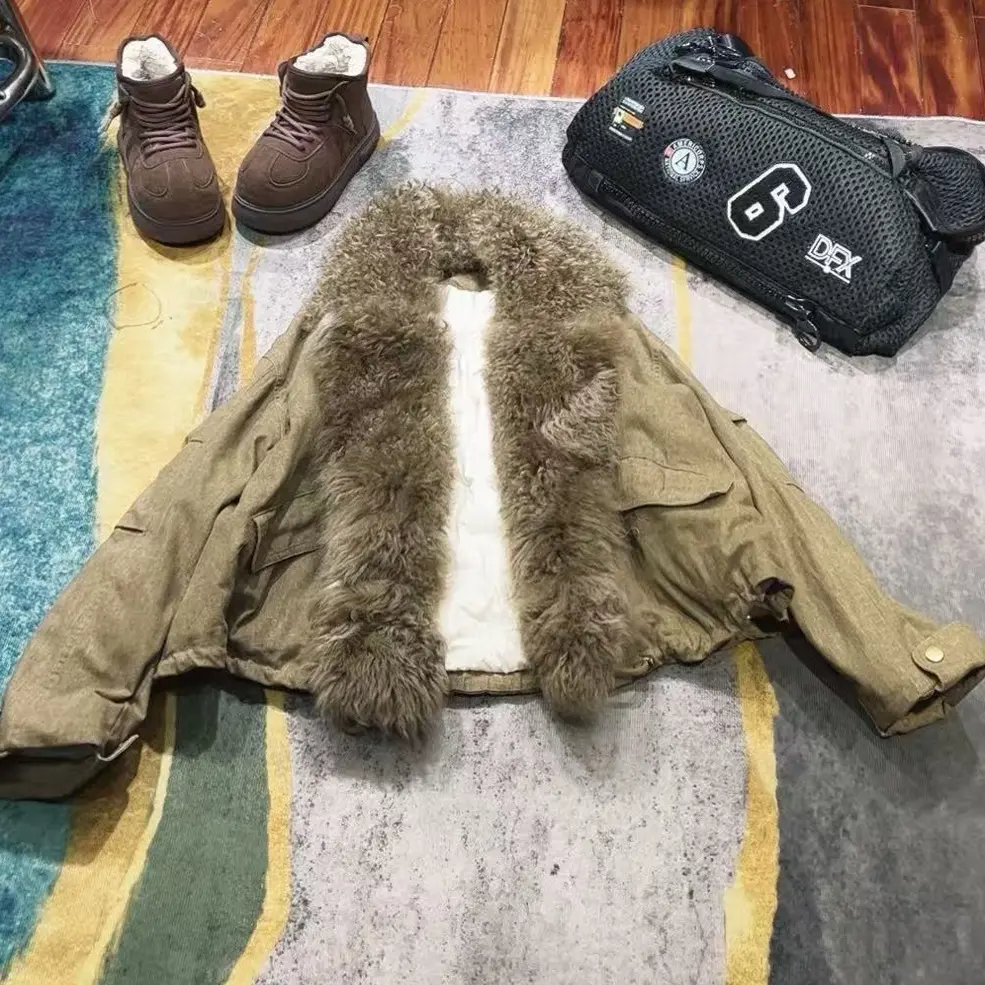 潮牌原创欧货雨棉服6666