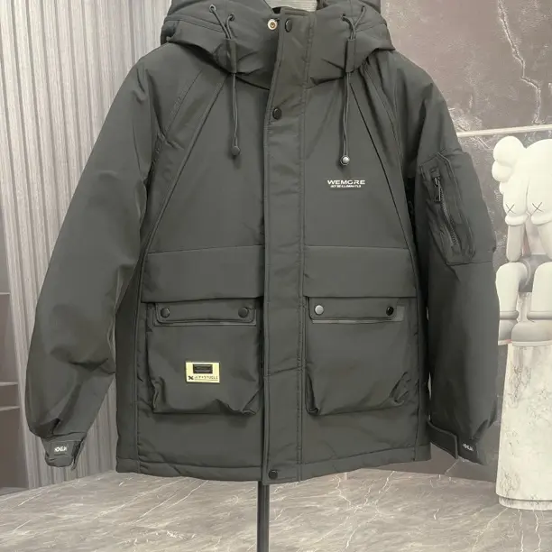 2025冬季新款工装加厚保暖防风棉服男士户外冲锋衣休闲百搭外套