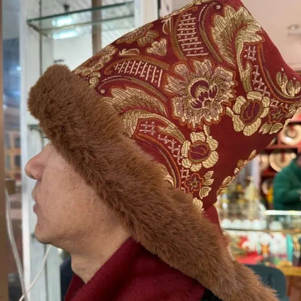 藏式时尚百搭加绒帽子冬季复古提花秋冬传统民族风