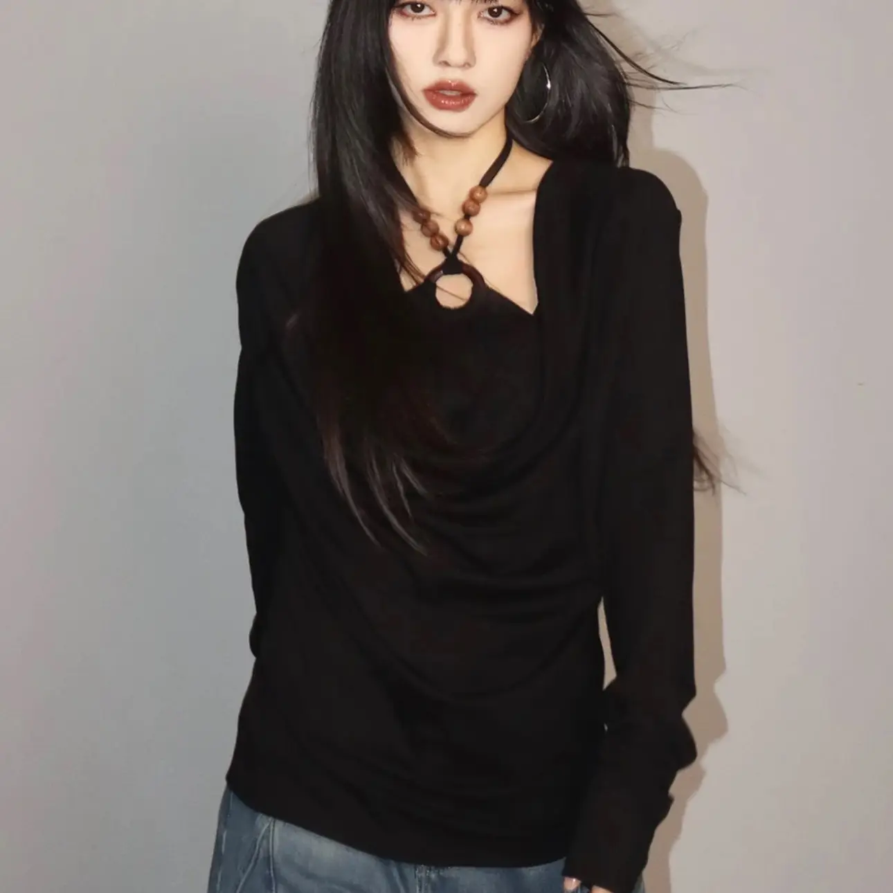 秋冬修身设计款毛衣