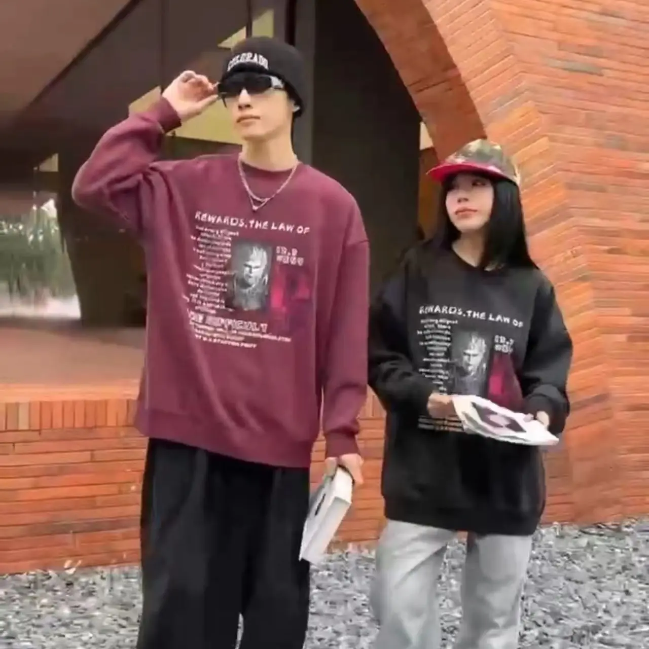 （潮）9935加绒圆领卫衣