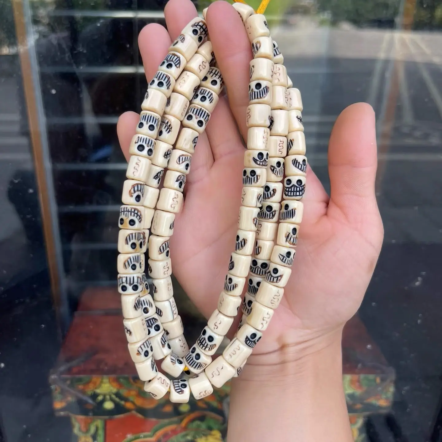 手工雕刻的阿呆西藏尼泊尔风格 挂脖