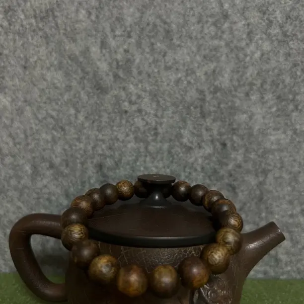 沉香圆珠单圈1.1手串海南楠老料高结油多样性发一Y1109CD