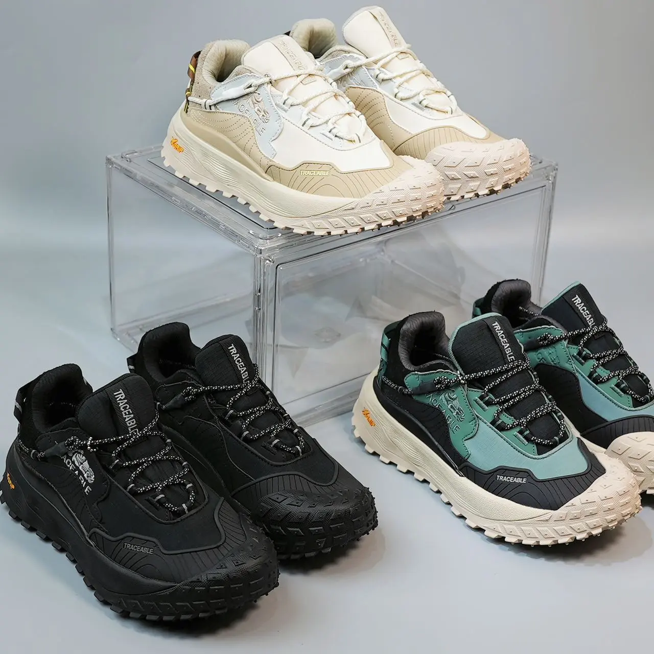 男士户外全地形防滑防水防撞耐磨登山徒步越野鞋