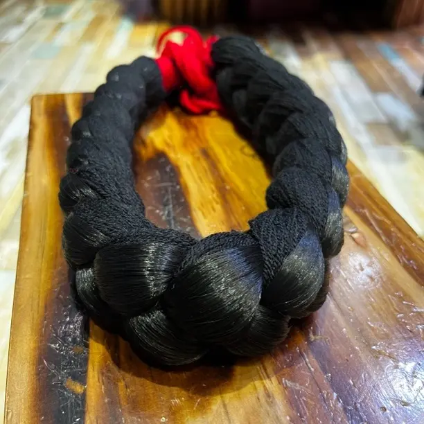 彝族风格假发辫子