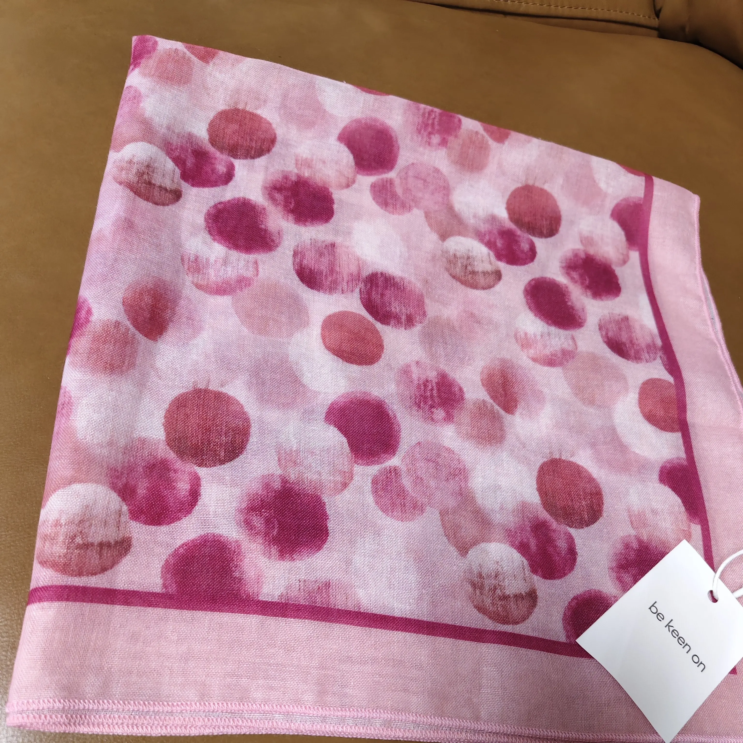 夏季薄款花卉国风小清新防晒百搭丝巾