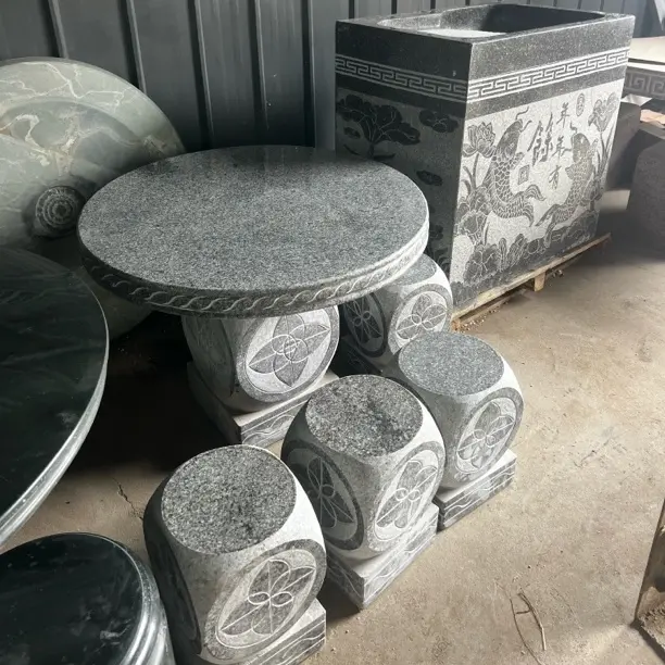 艺术圆桌多功能轻奢餐桌简约设计植物花卉家用定制