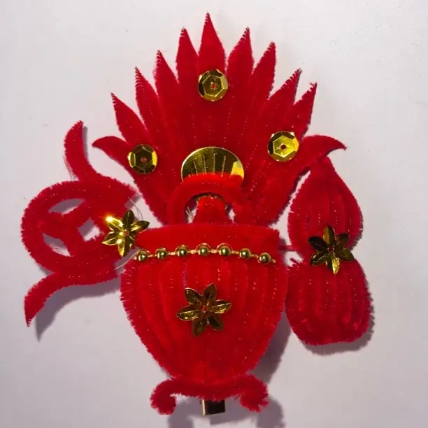 精品小号聚宝盆“葫芦钱”尺寸约11*10cm，夹子款