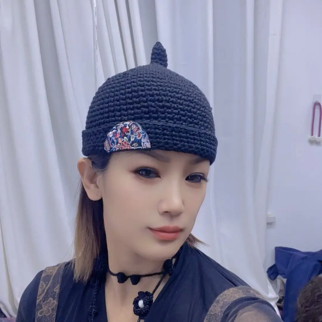春季女街头风圆顶地主帽休闲包头帽时尚秋冬百搭冬季编织冷帽潮流