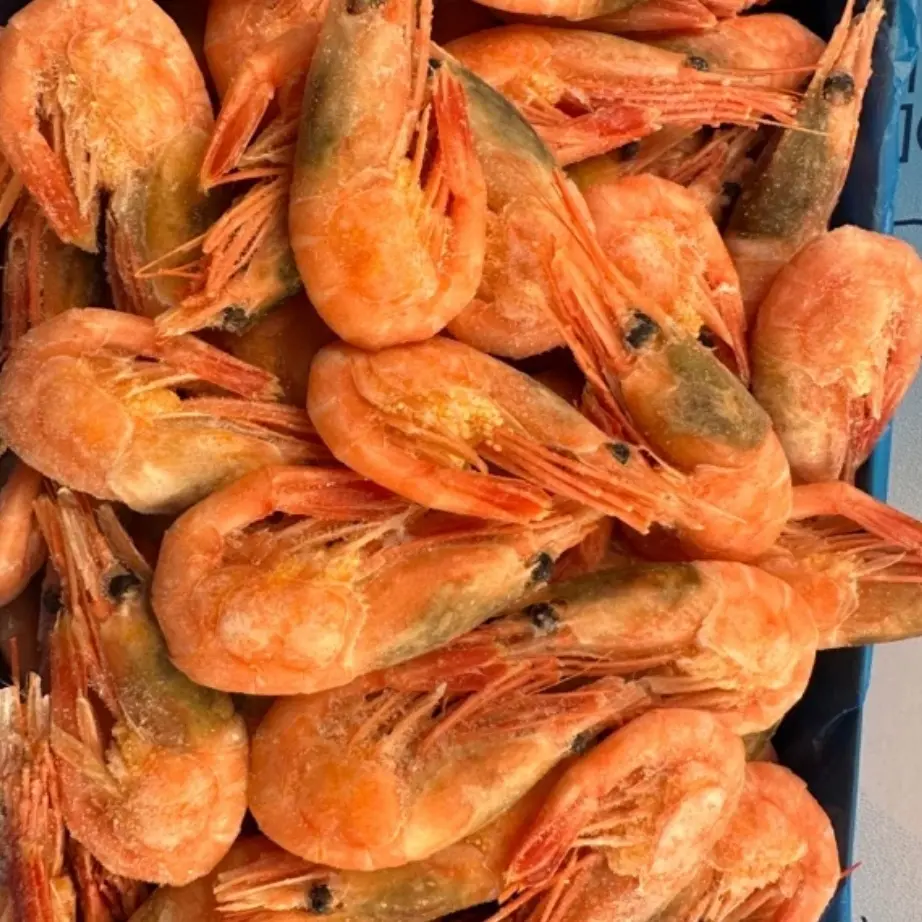北极甜虾，120+海藻头，净重3斤，2025新虾冰虾