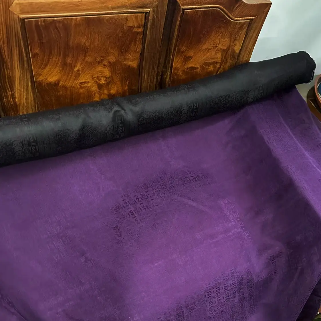 上九楷锦花缎香云纱 战国策 双非遗古法国风桑蚕丝高货男女装面料