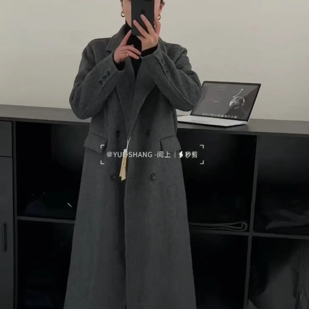 韩版宽松双面妮子外套