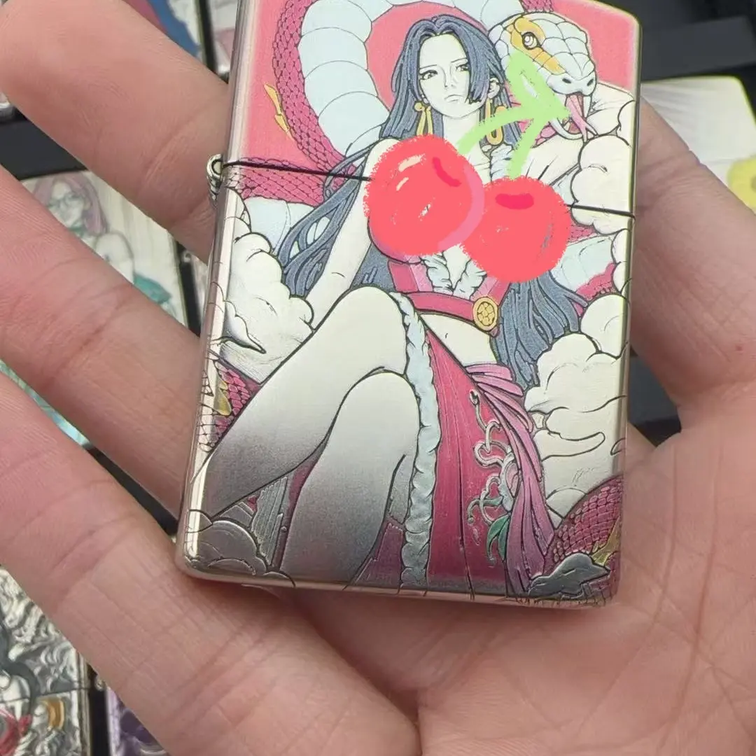 钱福工作室女帝造型钛彩浮雕打火机创意个性