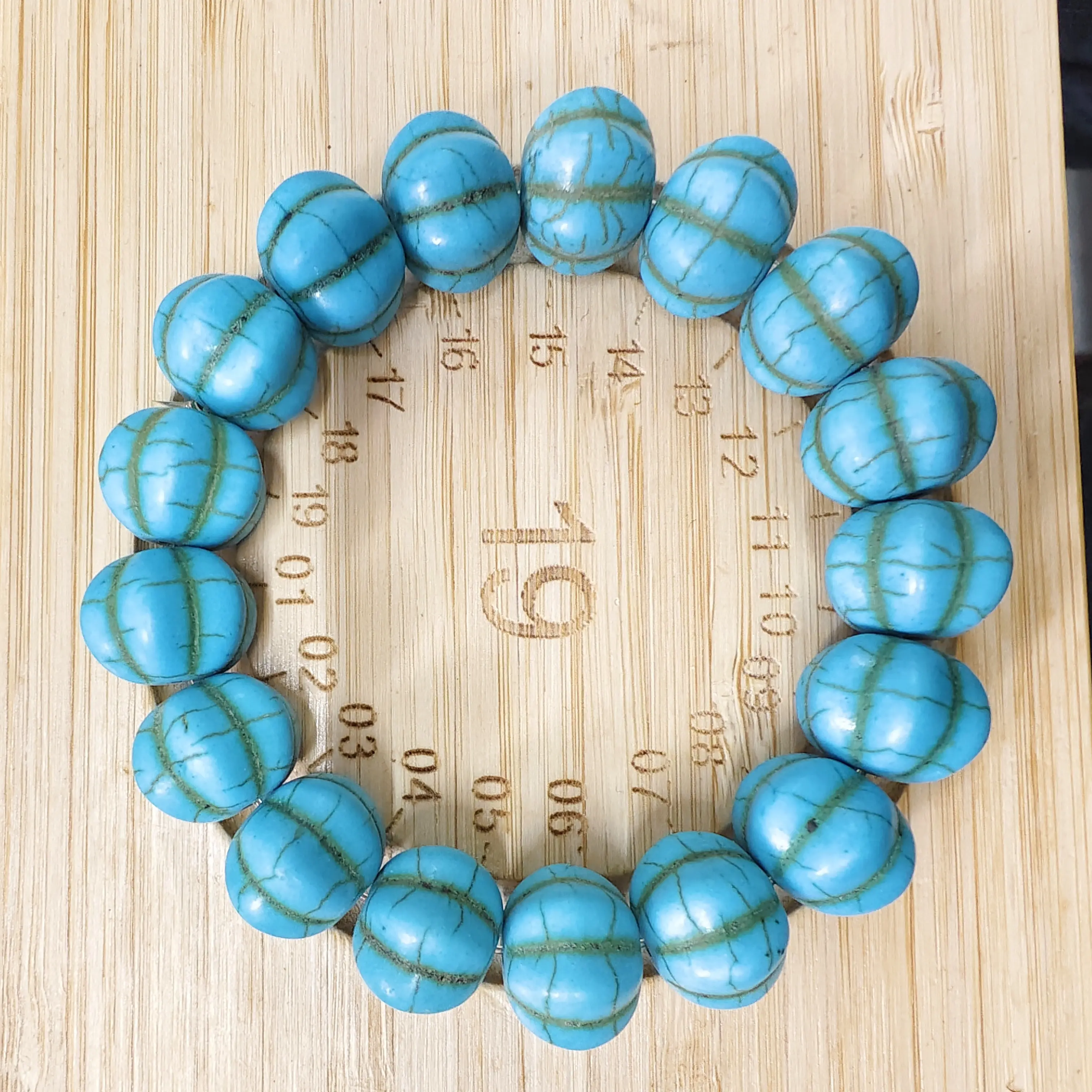 莫桑石手链 高瓷蓝手串