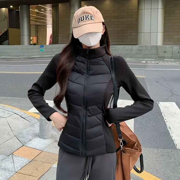 357石墨烯排骨保暖修身外套运动瑜伽都可以