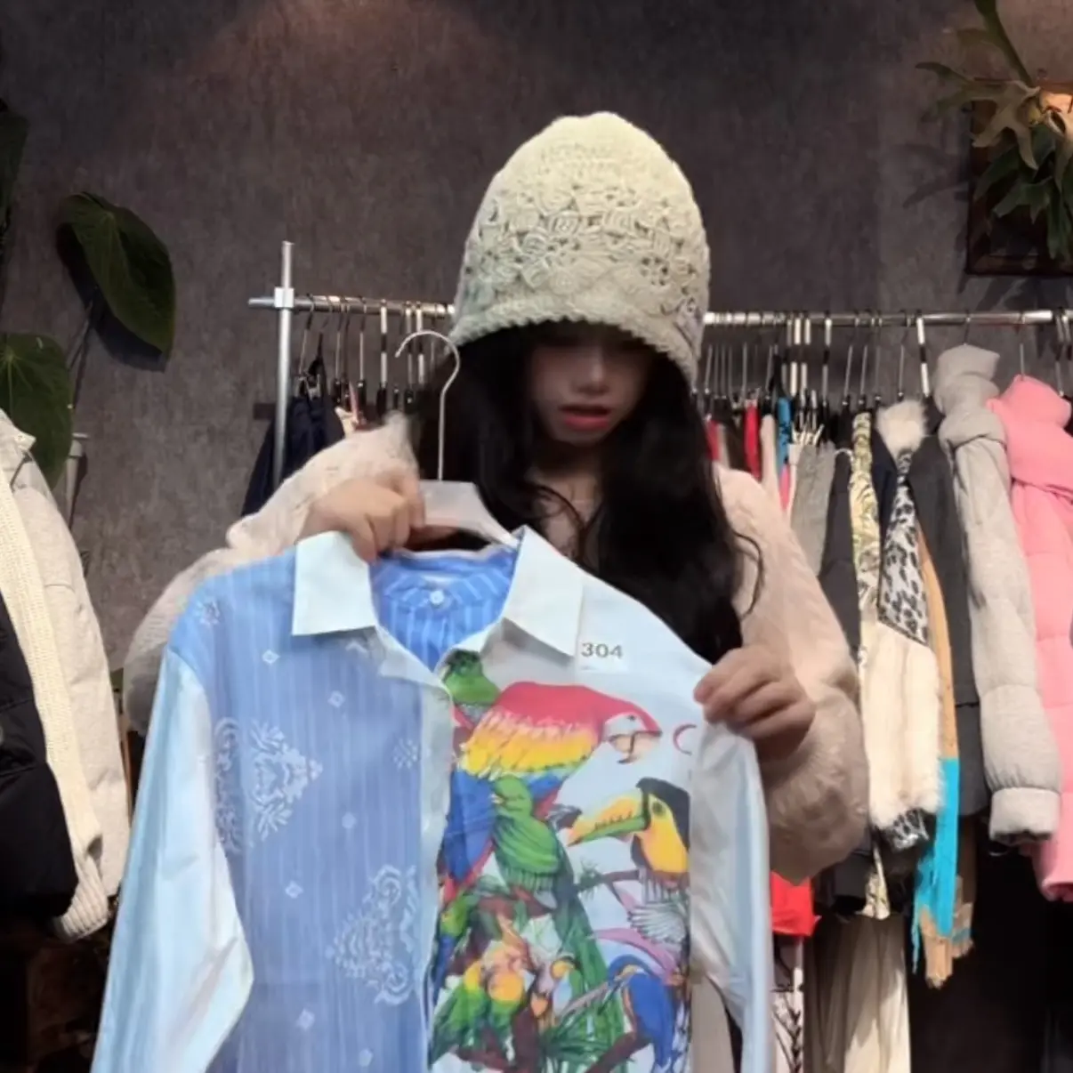 高定潮牌系列拼接领长袖衬衫一物一拍