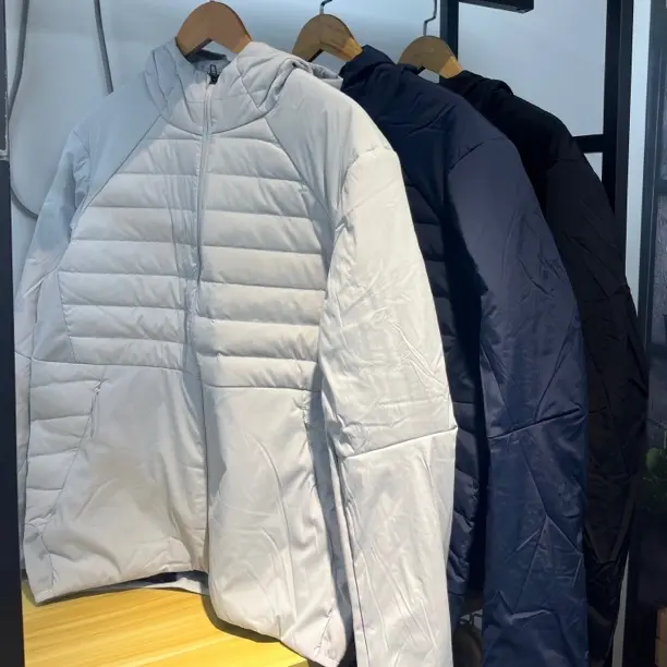 冬季山系露营情侣连帽防风加厚抗寒保暖男女通用羽绒服