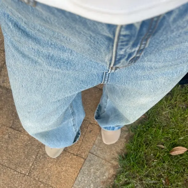 孤品直播间扣号链接  阔腿直筒牛仔裤