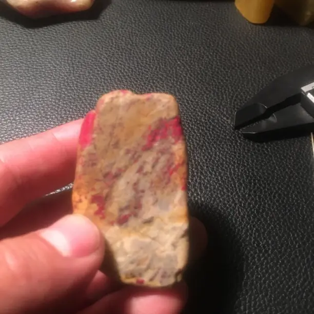 大红袍鸡血石原石 质地细腻血色鲜艳