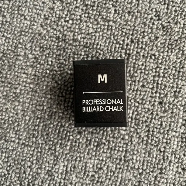 适配中性皮头的专业台球巧克粉适用于中八九球