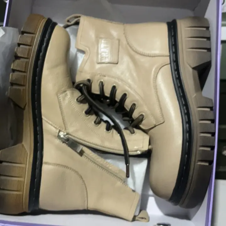 5900断码女鞋欧风厚底短靴工装靴