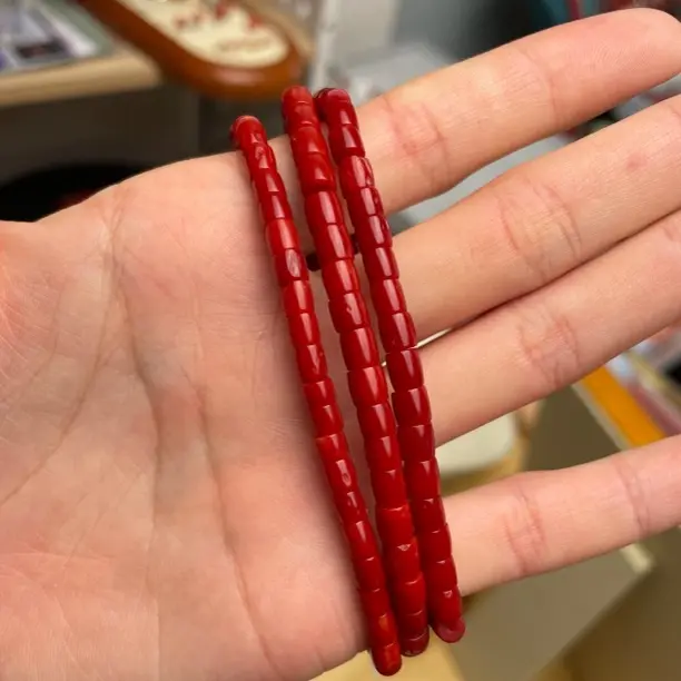 1800沙丁直切桶珠手串三条