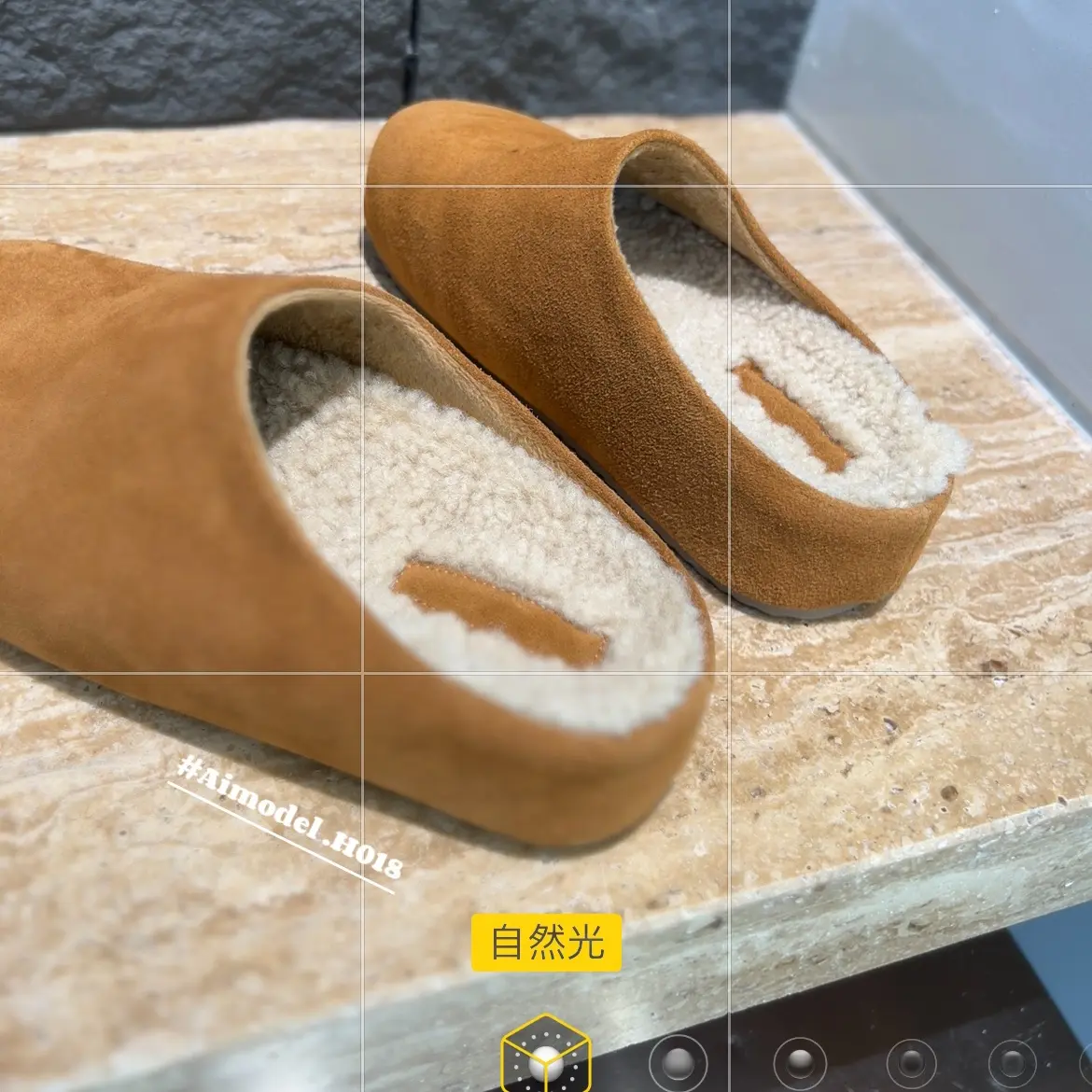 真皮厚底复古风博肯包头拖鞋女2025冬款新款休闲百搭舒适拖鞋女