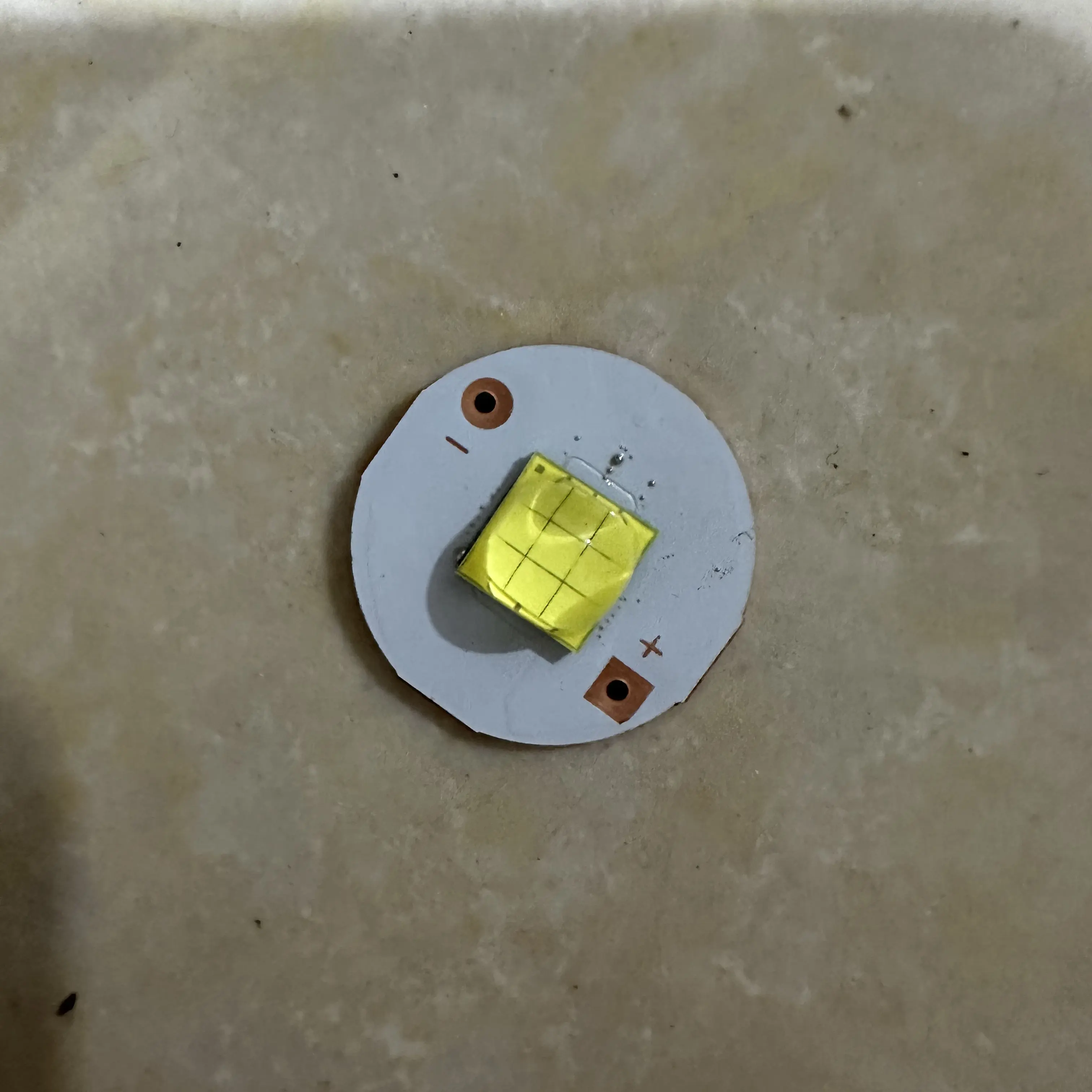 大功率LED灯珠黄白光混发12V适用手电筒射灯改装