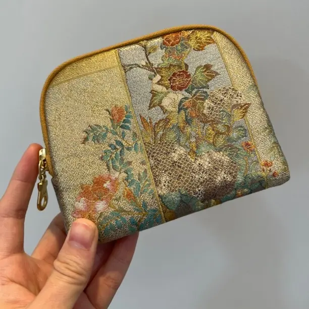 细密织花卉文玩包 西阵织包包新中式收纳包 售出不退不换