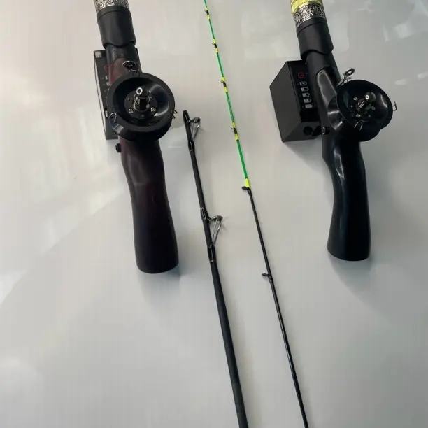 电动桥筏（单杆+变节+竿稍）实木手把可攀紫檀和黑檀下单备注