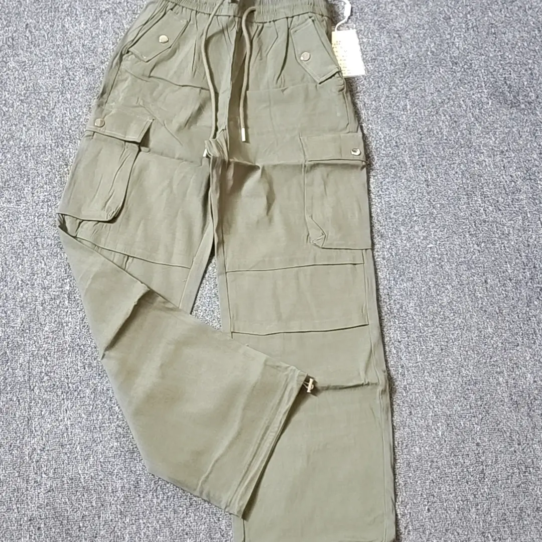 清风酷女郎广州秋冬款宽松显瘦休闲阔腿工装女裤