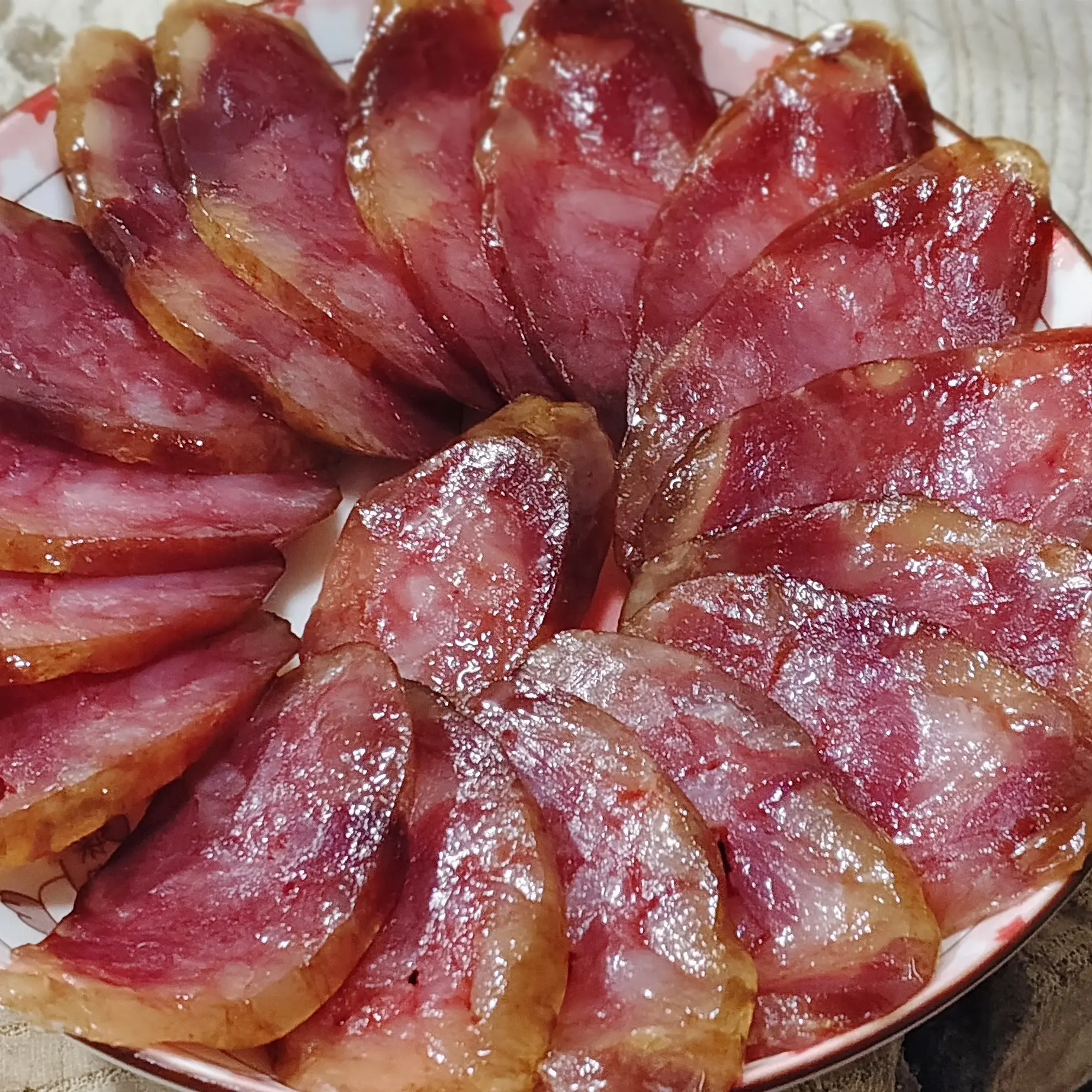 四川巴中农家烟熏广式腊肠四川特产广味香肠纯肉灌制腊味老香肠