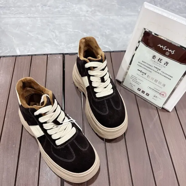 <玛莎玛索>秋冬季加绒50-560m时尚百搭休闲女款棉鞋