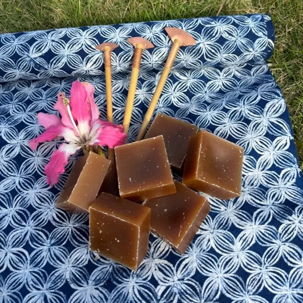 蜡染手工DIY工具混合蜂蜡，扇形蜡刀