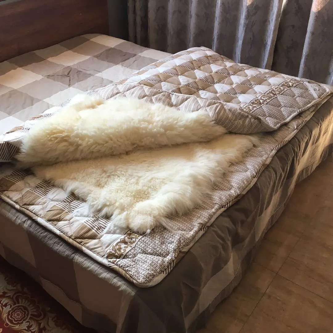羊皮褥子加厚褥子保暖防潮