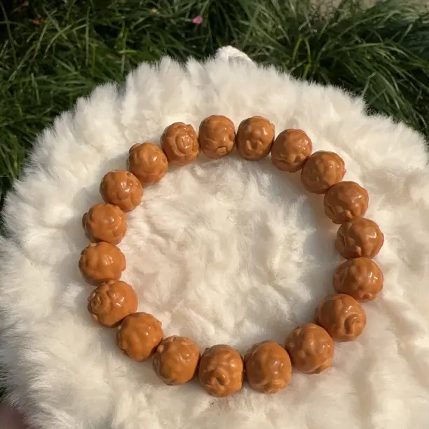 【全品】猴头雕刻云朵羊手串手持卡13mm（可定制改款）