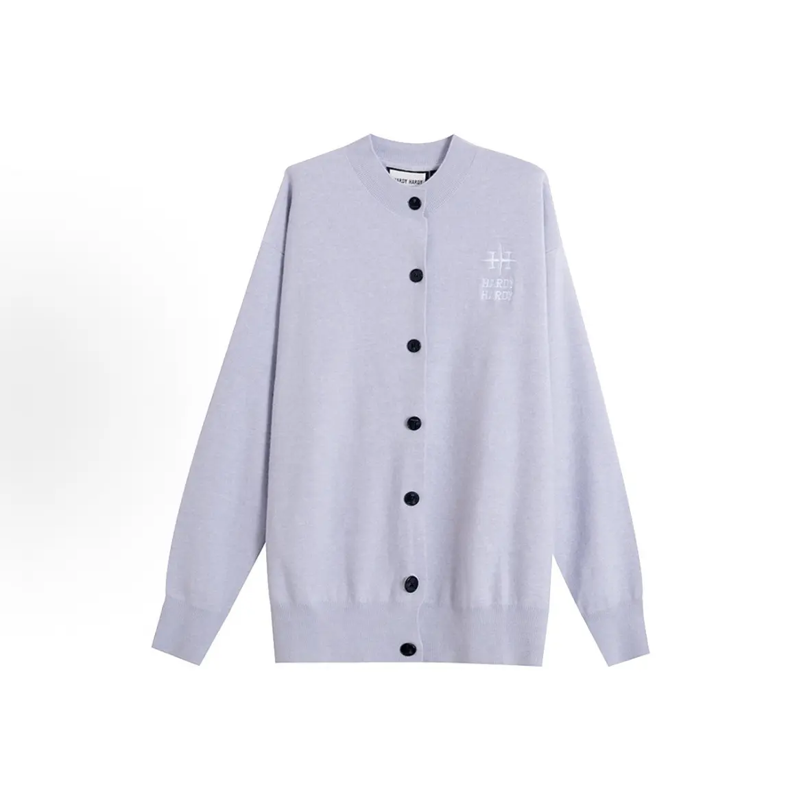 H-3552刺绣字母创意圆领长袖针织衫 男女同款