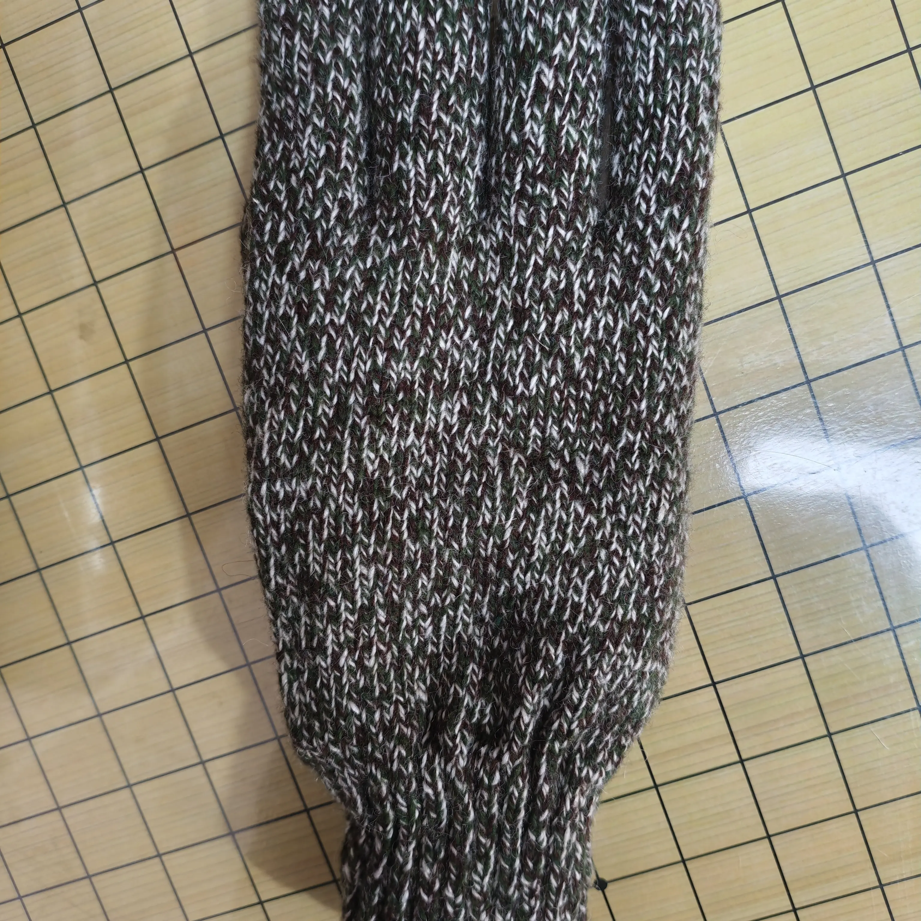 雪兰毛加棉保暖冬季户外五指手套