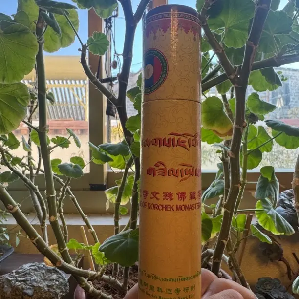 西藏手工天然植物藏香家用熏香室内净化空气线香供佛礼佛香经典款