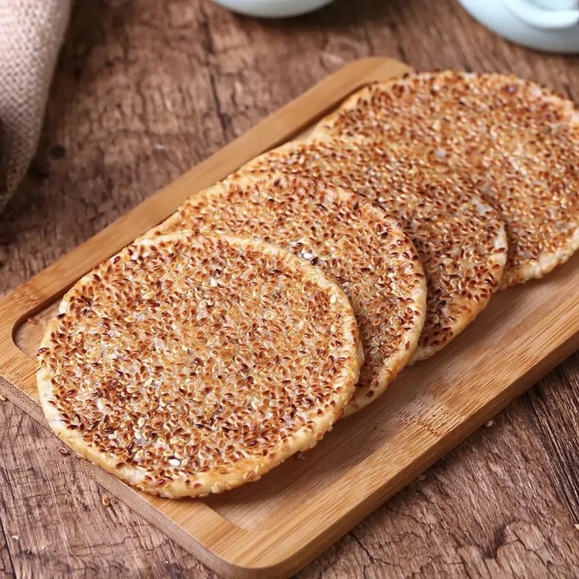 重庆开州冰薄芝麻饼四川特产老式正宗冰糖麻饼中秋送礼传统小吃