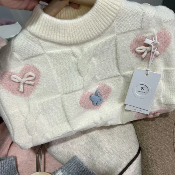 女童毛衣秋冬款毛衣