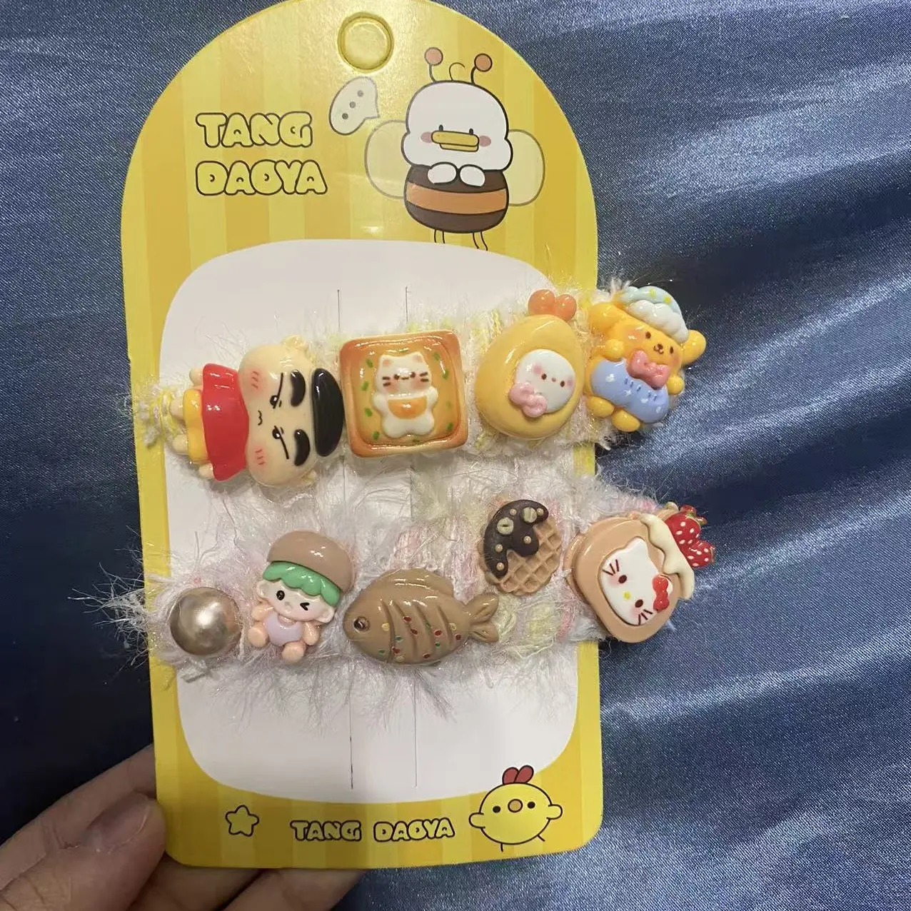 卡通小猫小饼干笑脸短款可爱半手工