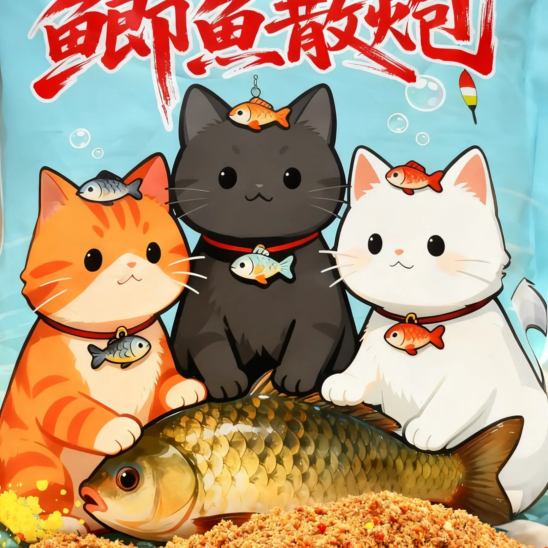 鲫鱼散炮奶香饵料3包