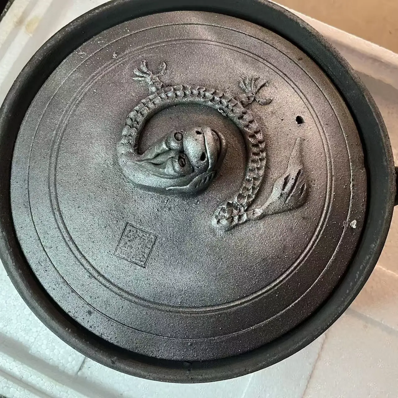 荥经砂锅非遗全手工原生态无釉无涂层龙纹汤锅炖锅家用商用