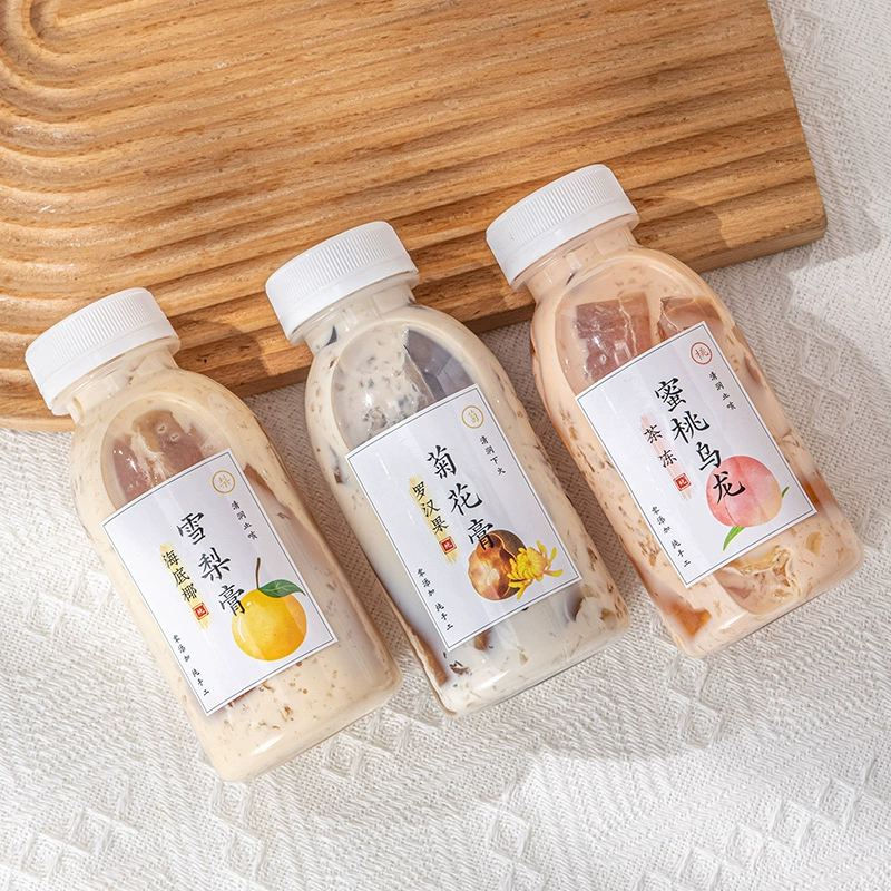 网红杨枝甘露瓶奶茶瓶子打包带盖杯子自制饮料食品级饮品杯果汁