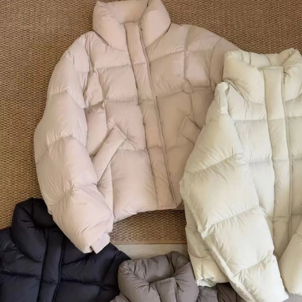 09云感泡芙95白鸭绒女短款立领设计感显瘦百搭保暖冬