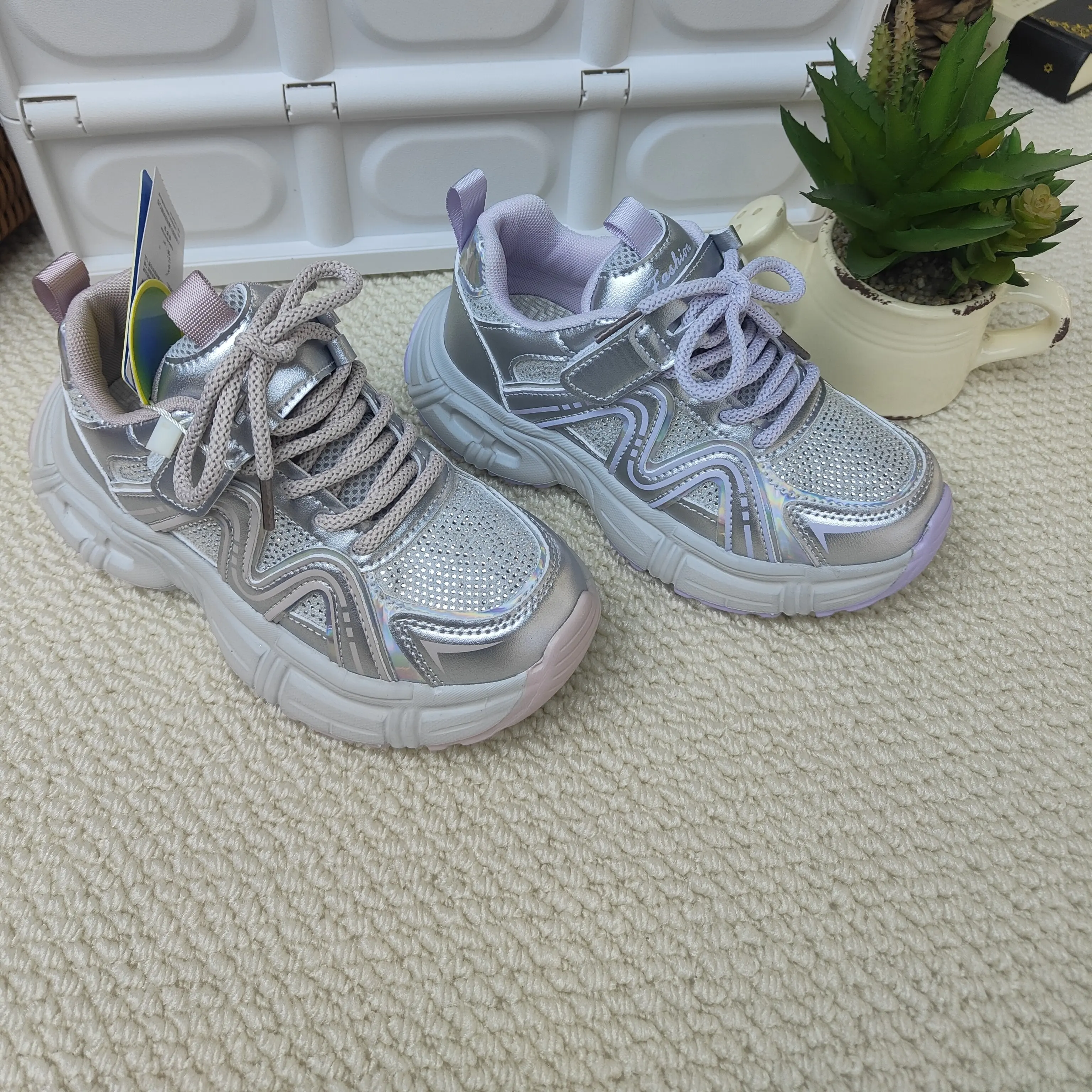 年版皮面超轻老爹鞋运动鞋32-37