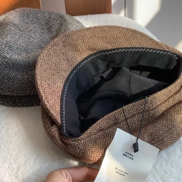 孤品帽子毛呢前进 报童 八角帽 备注编码扣号拍